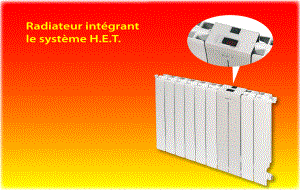 Radiateur intégrant le système H.E.T
